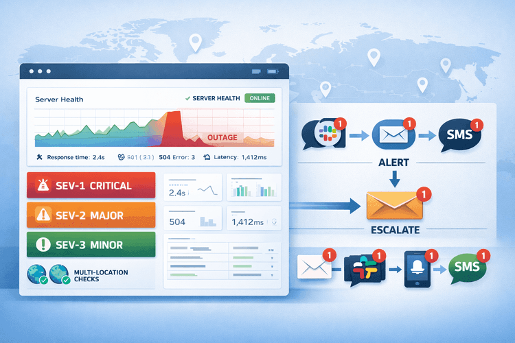Uptime Monitoring Alerts & Escalation: How to Get Notified Without Noise